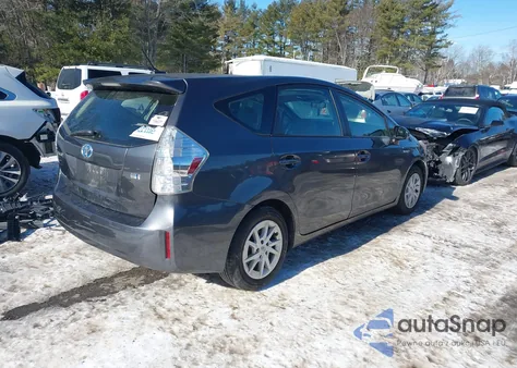 2012 Toyota Prius V Three from USA, damaged, VIN JTDZN3EU2C3136140